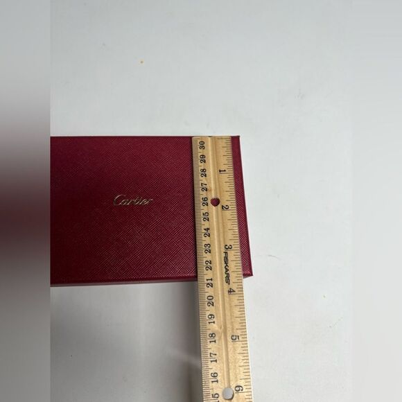 Cartier Box with Dust Bag Sleeve (Empty) 5,5”x3,5”x2” - Picture 5 of 6